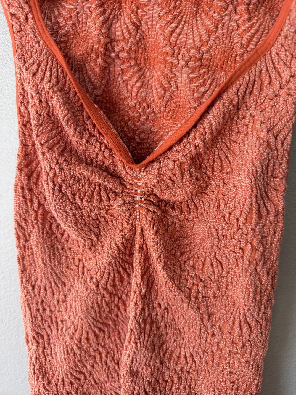 Free People Intimately orange Love Letter cami tank top Women’s sz XS/S